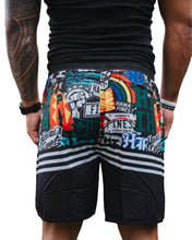 STICKERBOMB PERFORMANCE SHORTS Shorts Hawaii's Finest 