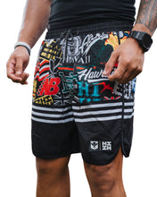 STICKERBOMB PERFORMANCE SHORTS Shorts Hawaii's Finest X-SMALL 