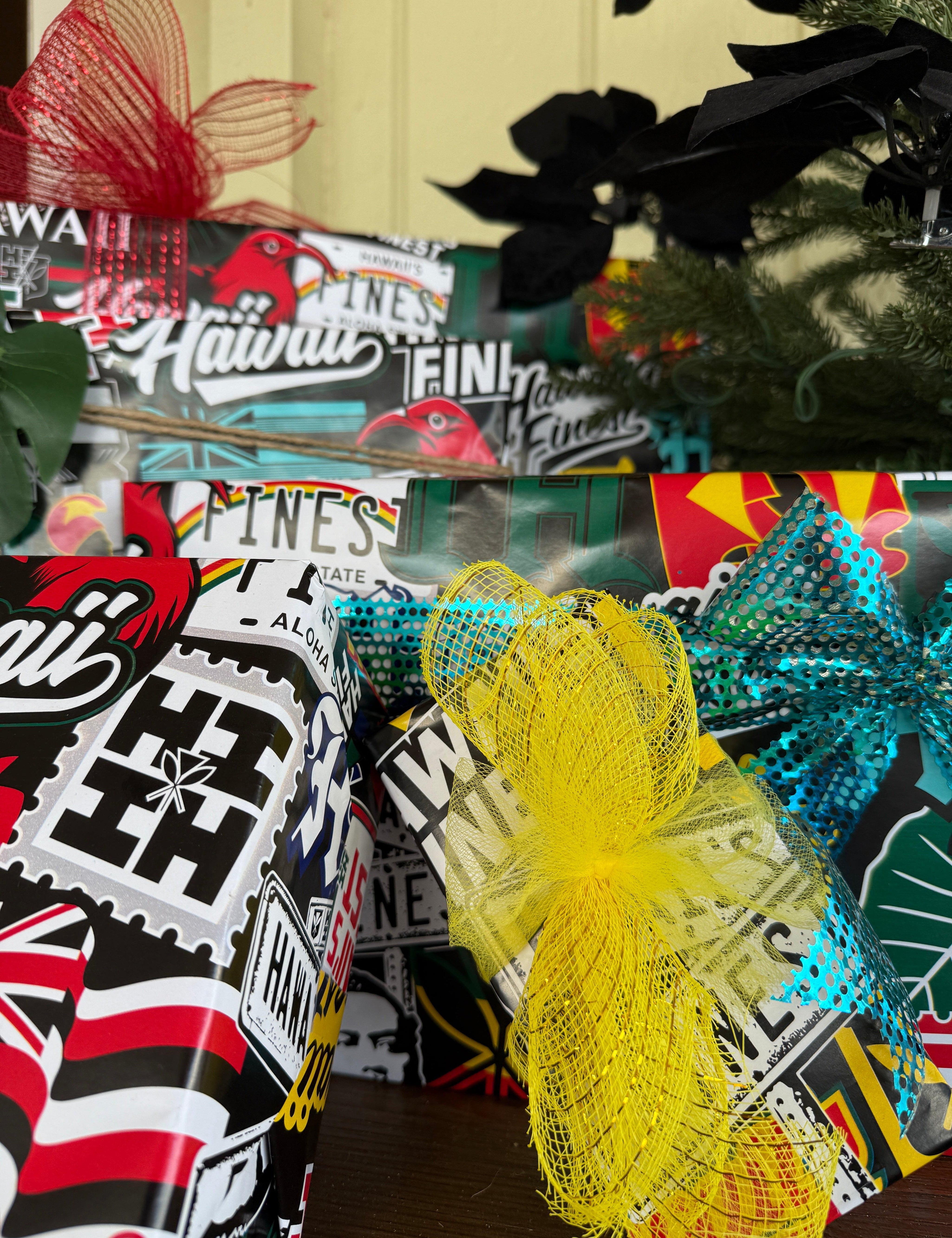 STICKERBOMB WRAPPING PAPER Utility Hawaii's Finest 