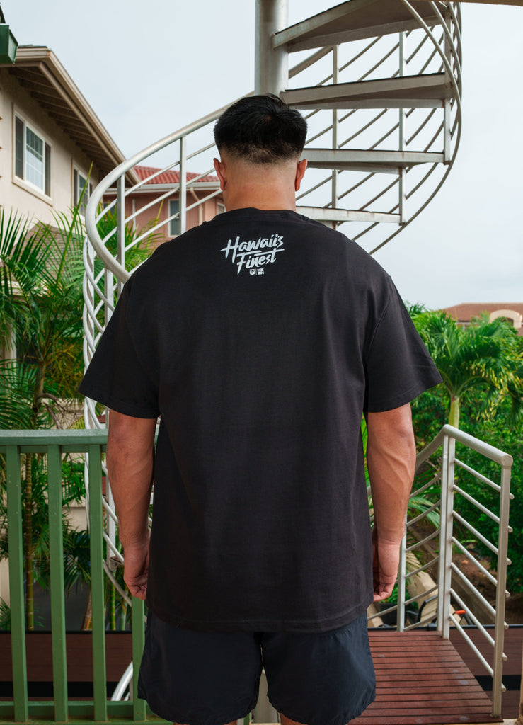 STREET SCRIPT BW T-SHIRT Shirts Hawaii's Finest 
