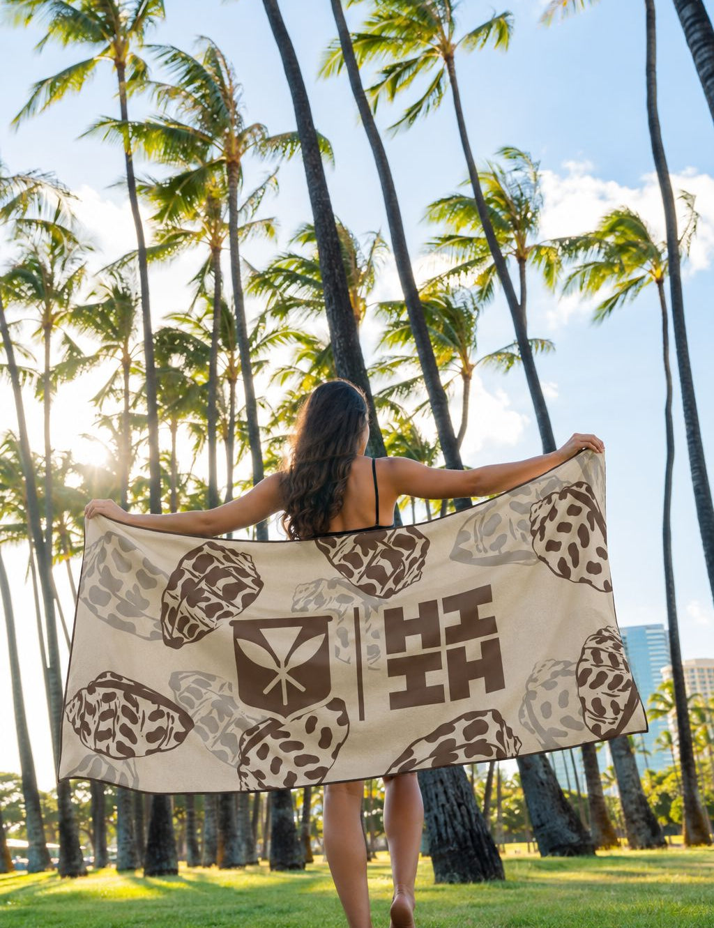 TAN HEBREW CONE TOWEL Utility Hawaii's Finest 
