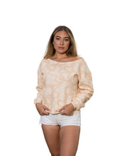 TAN PIKAKE LEI O-T-S SWEATER Jacket Hawaii's Finest X-SMALL 