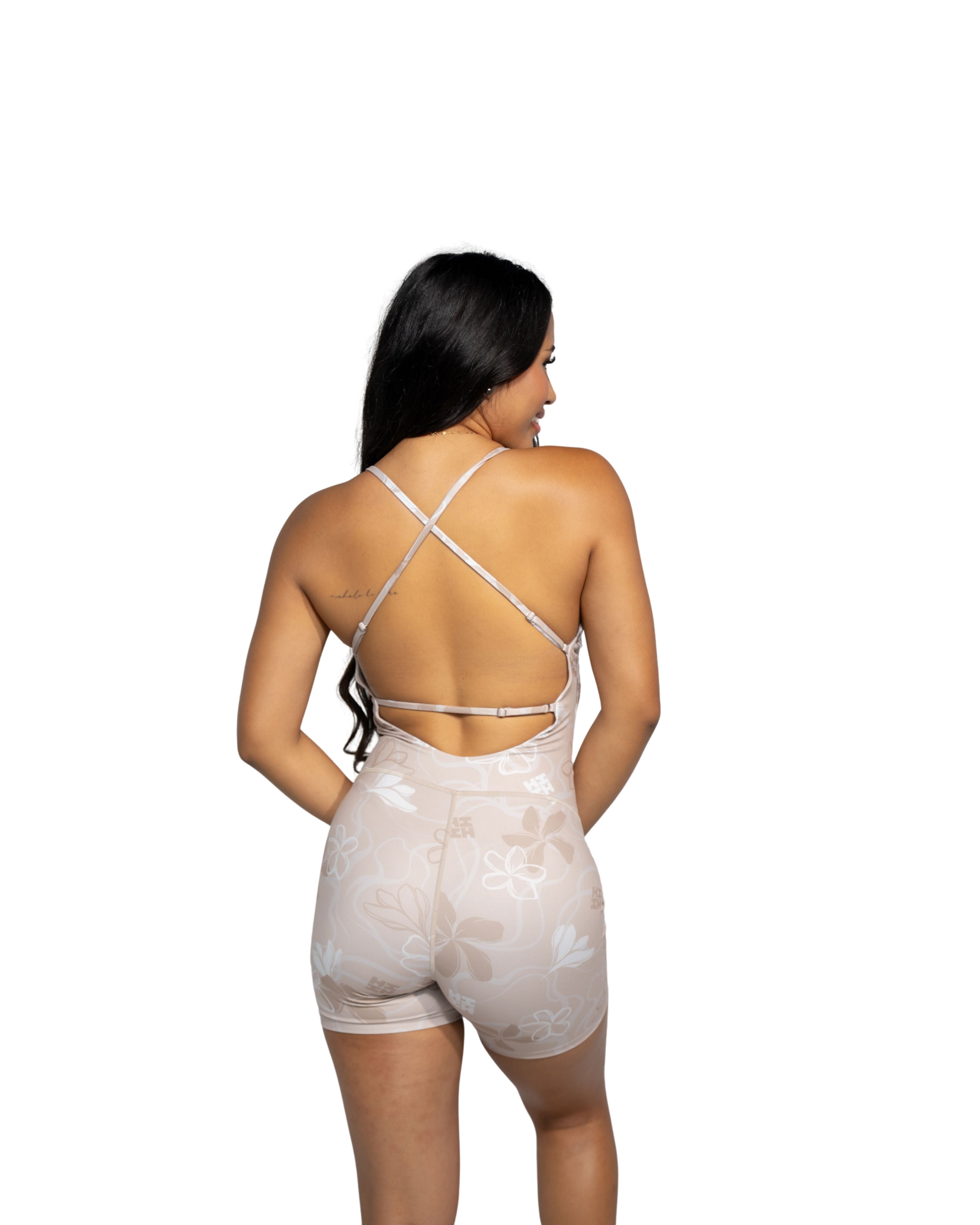 TAN PUA ACTIVE ROMPER Activewear Hawaii's Finest 