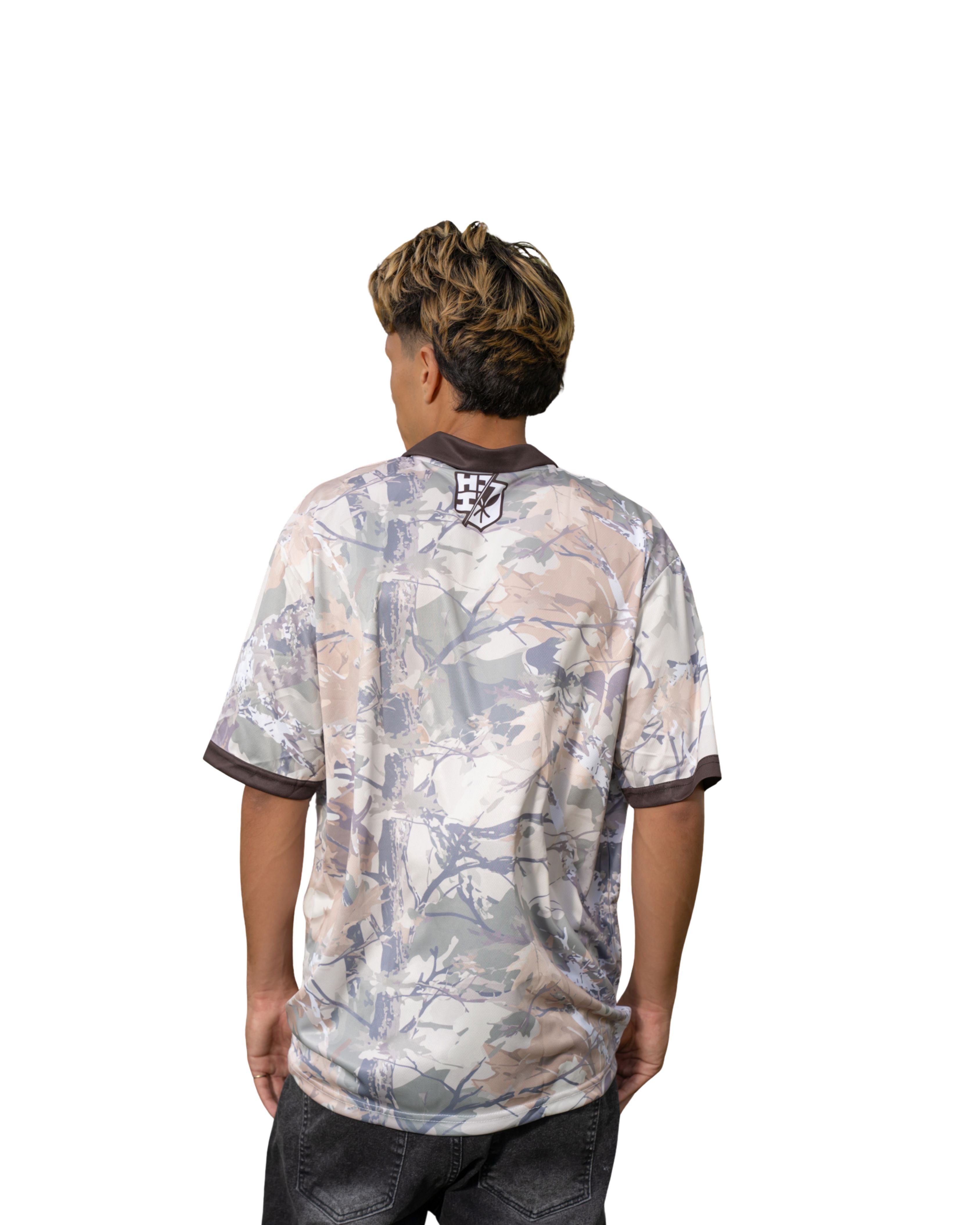 TAN TREE CAMO GOLF SHIRT Shirts Hawaii's Finest 