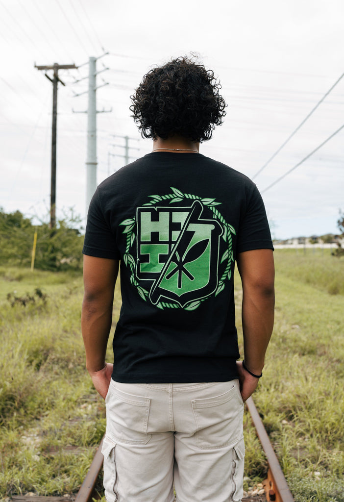 TI LEAF CIRCLE GREEN T-SHIRT Shirts Hawaii's Finest 