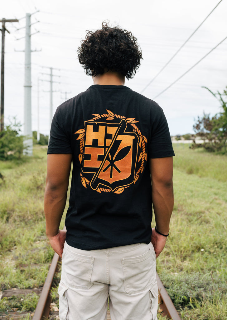 TI LEAF CIRCLE RUST T-SHIRT Shirts Hawaii's Finest 