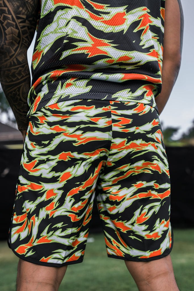 TIGER SAFETY CAMO MINI COLLECTION BOARDSHORTS Shorts Hawaii's Finest 