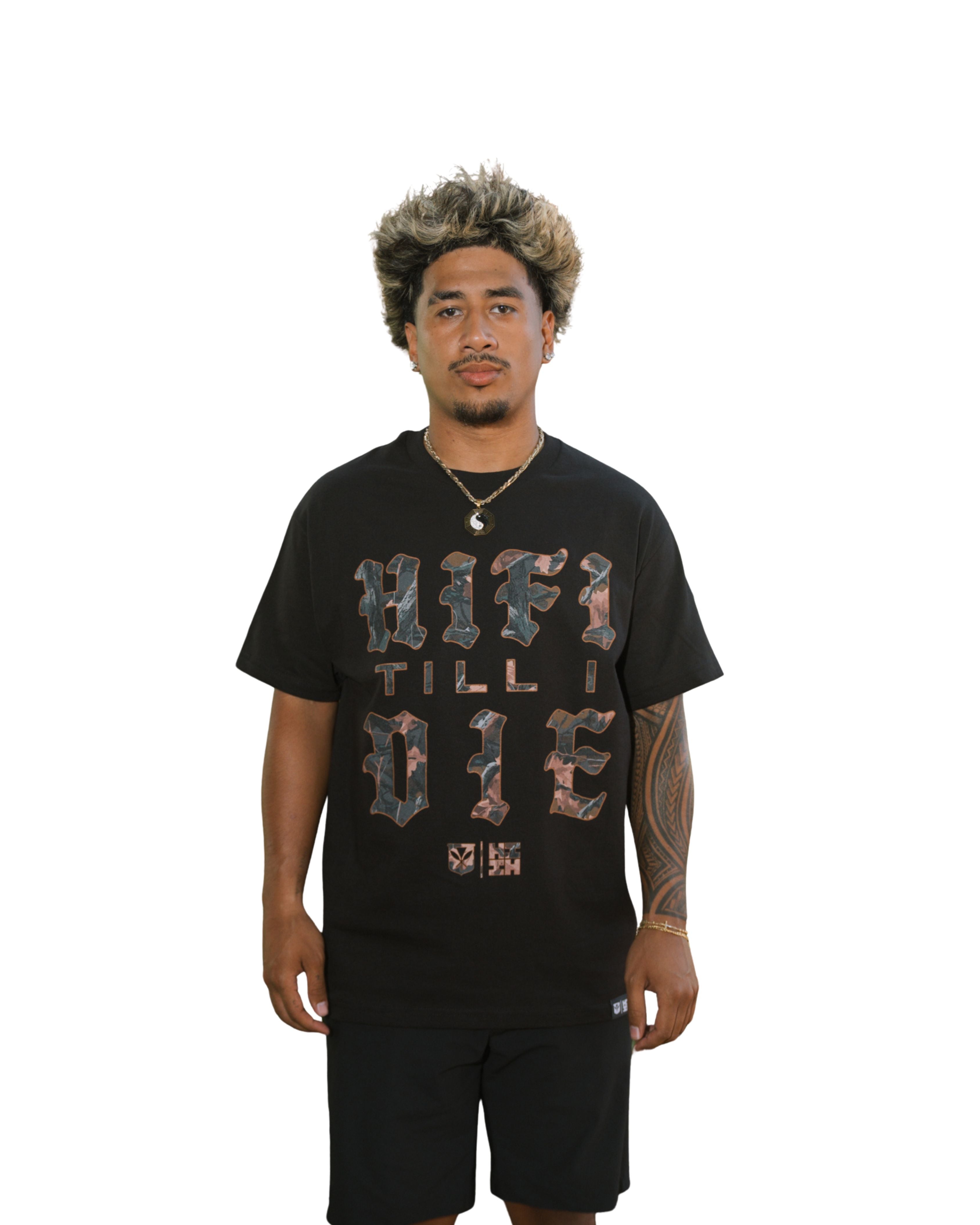 TILL I DIE NIGHT FOREST T-SHIRT Shirts Hawaii's Finest MEDIUM 