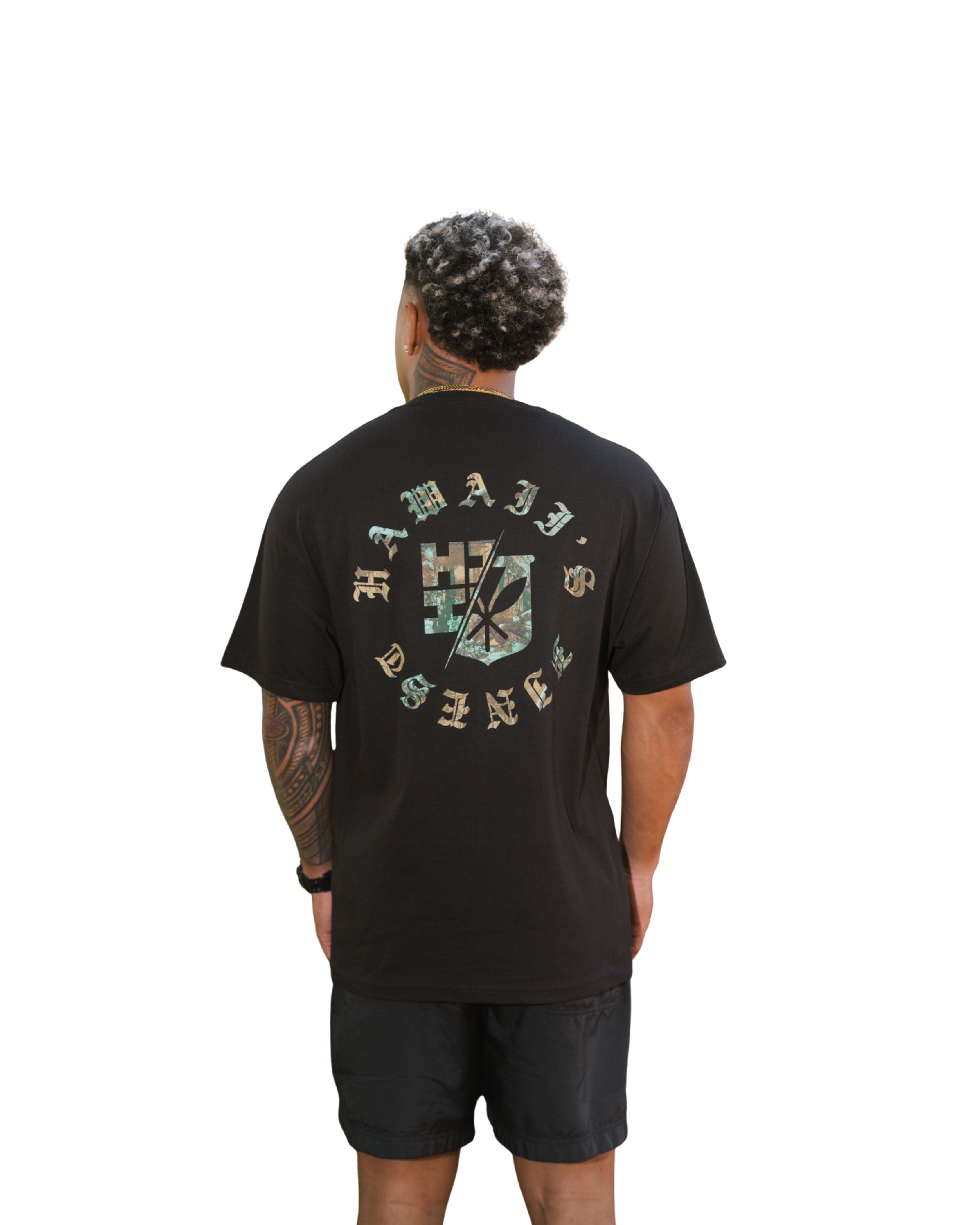 TREE CAMO CIRCLE GREEN T-SHIRT Shirts Hawaii's Finest 