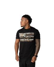TREE CAMO FLAG BLACK T-SHIRT Shirts Hawaii's Finest MEDIUM 