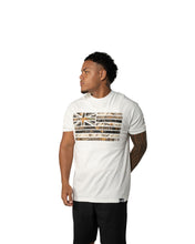 TREE CAMO FLAG WHITE T-SHIRT Shirts Hawaii's Finest MEDIUM 