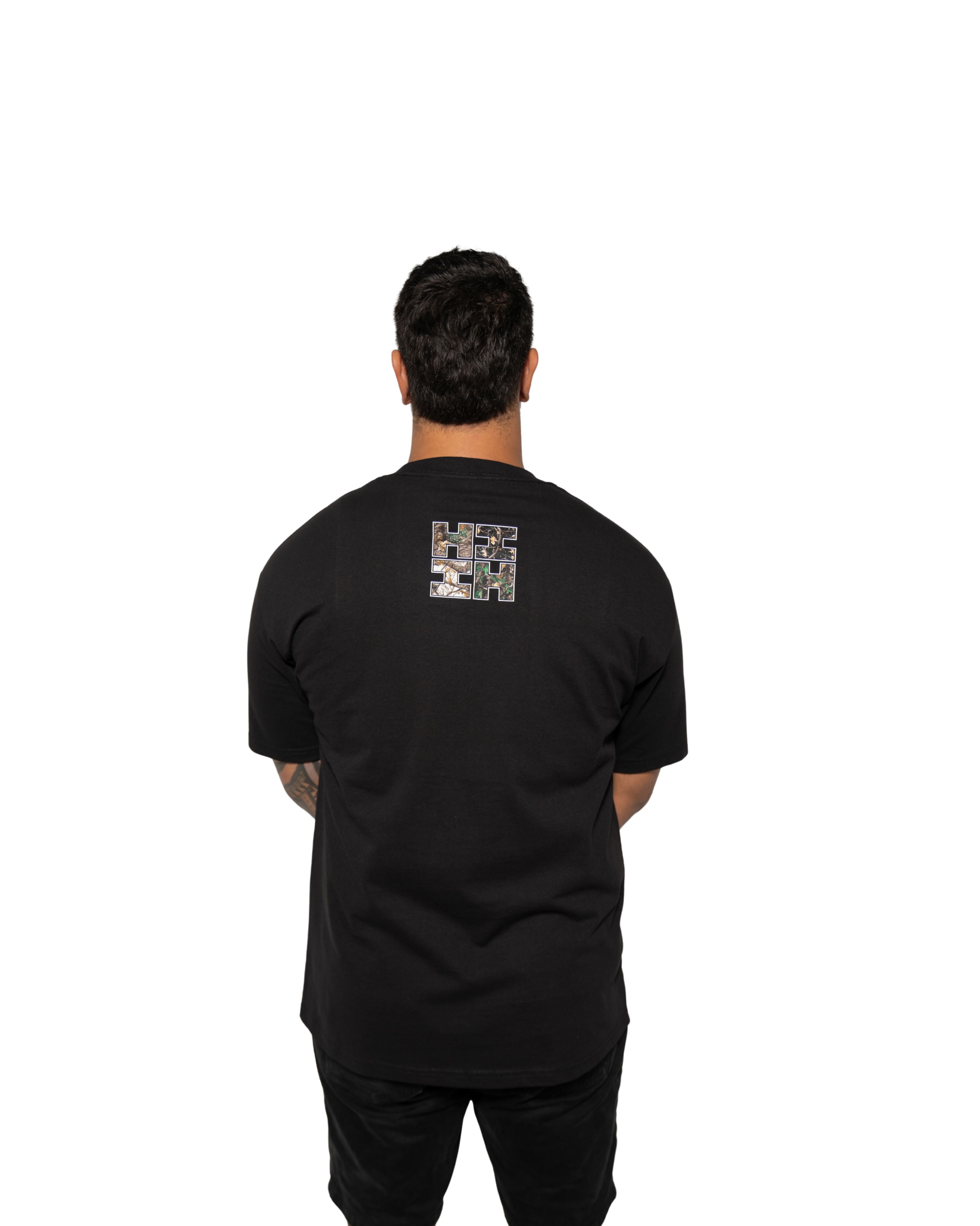 TREE CAMO MIX BLACK T-SHIRT Shirts Hawaii's Finest 