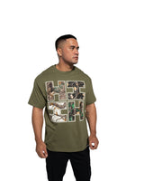 TREE CAMO MIX MILITARY T-SHIRT