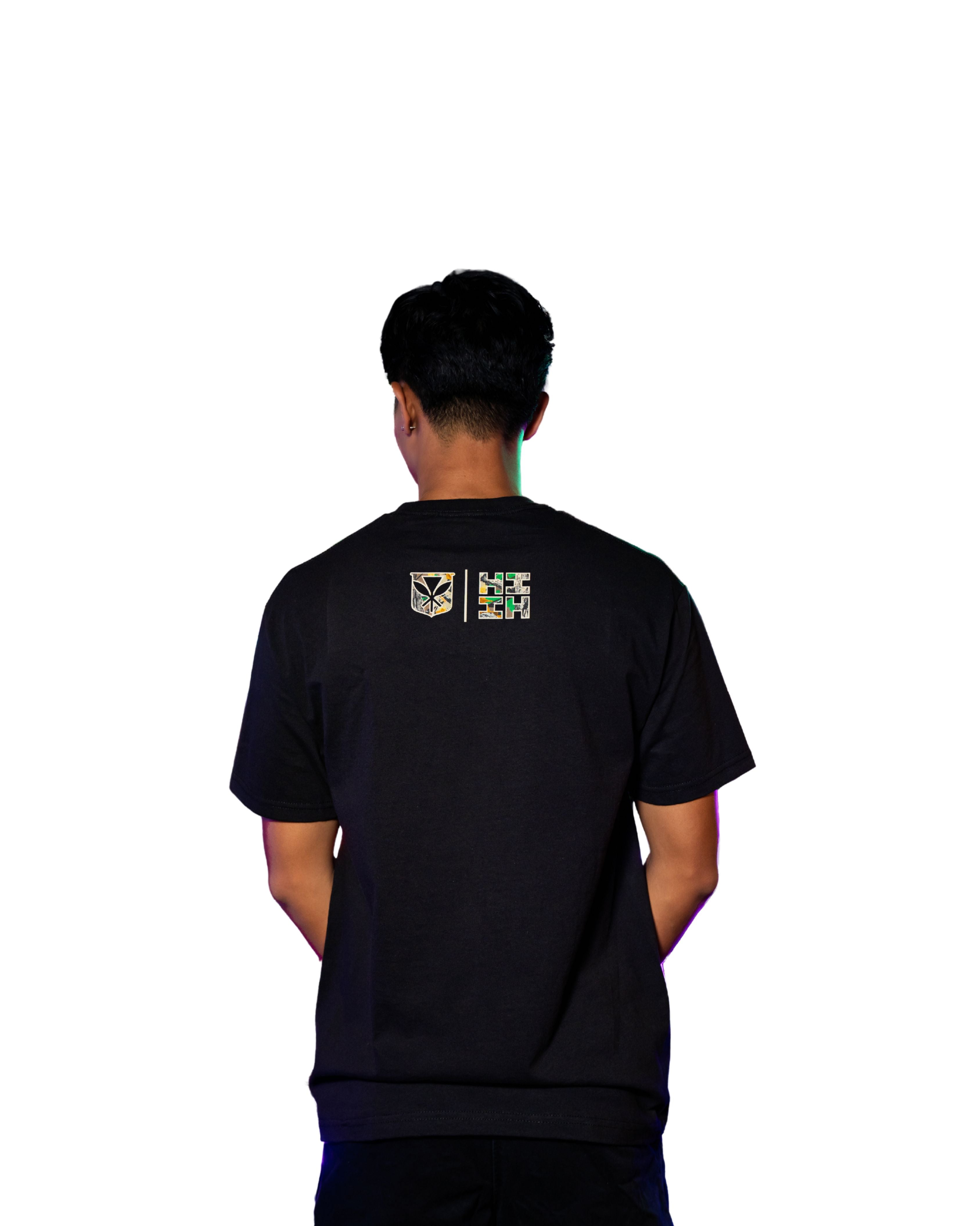 TREE CAMO SCRIPT GREEN T-SHIRT Shirts Hawaii's Finest 