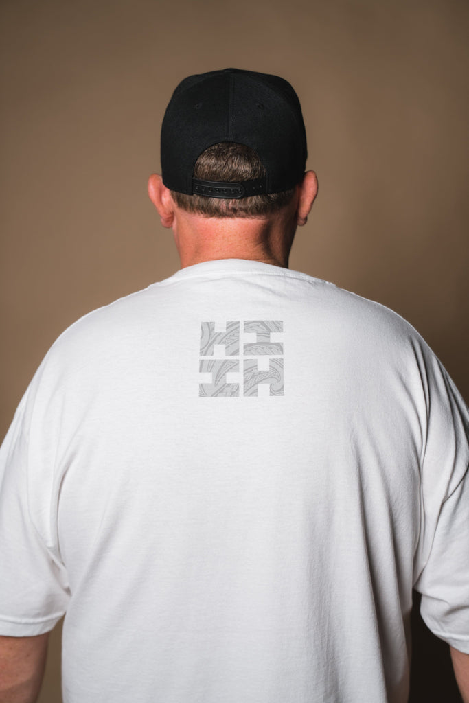 TRIBAL FLAG WHITE T-SHIRT Shirts Hawaii's Finest 