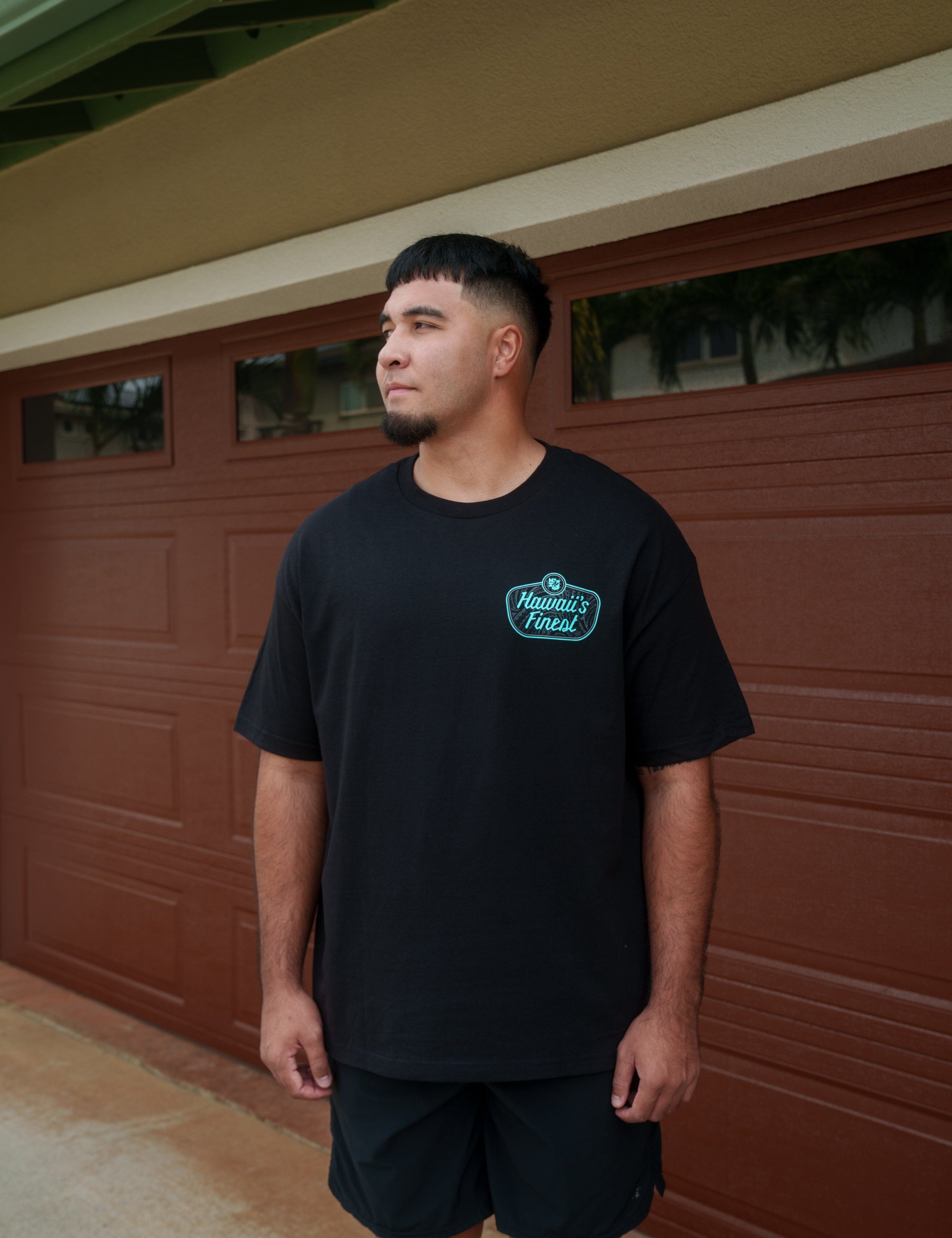 TRIBAL SIGN TEAL T-SHIRT Shirts Hawaii's Finest 