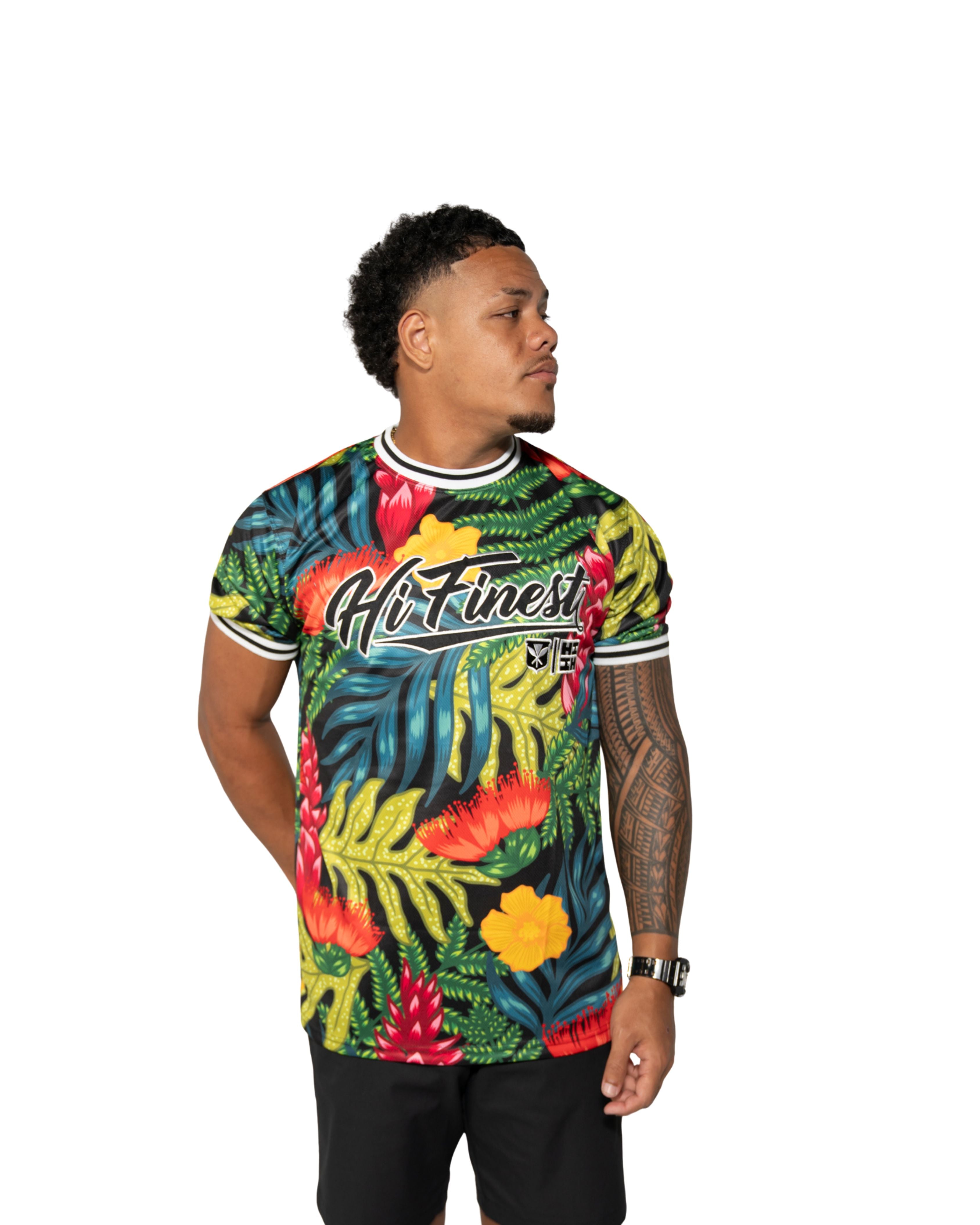 TROPICAL SOFTBALL JERSEY Hawaii's Finest X-SMALL 