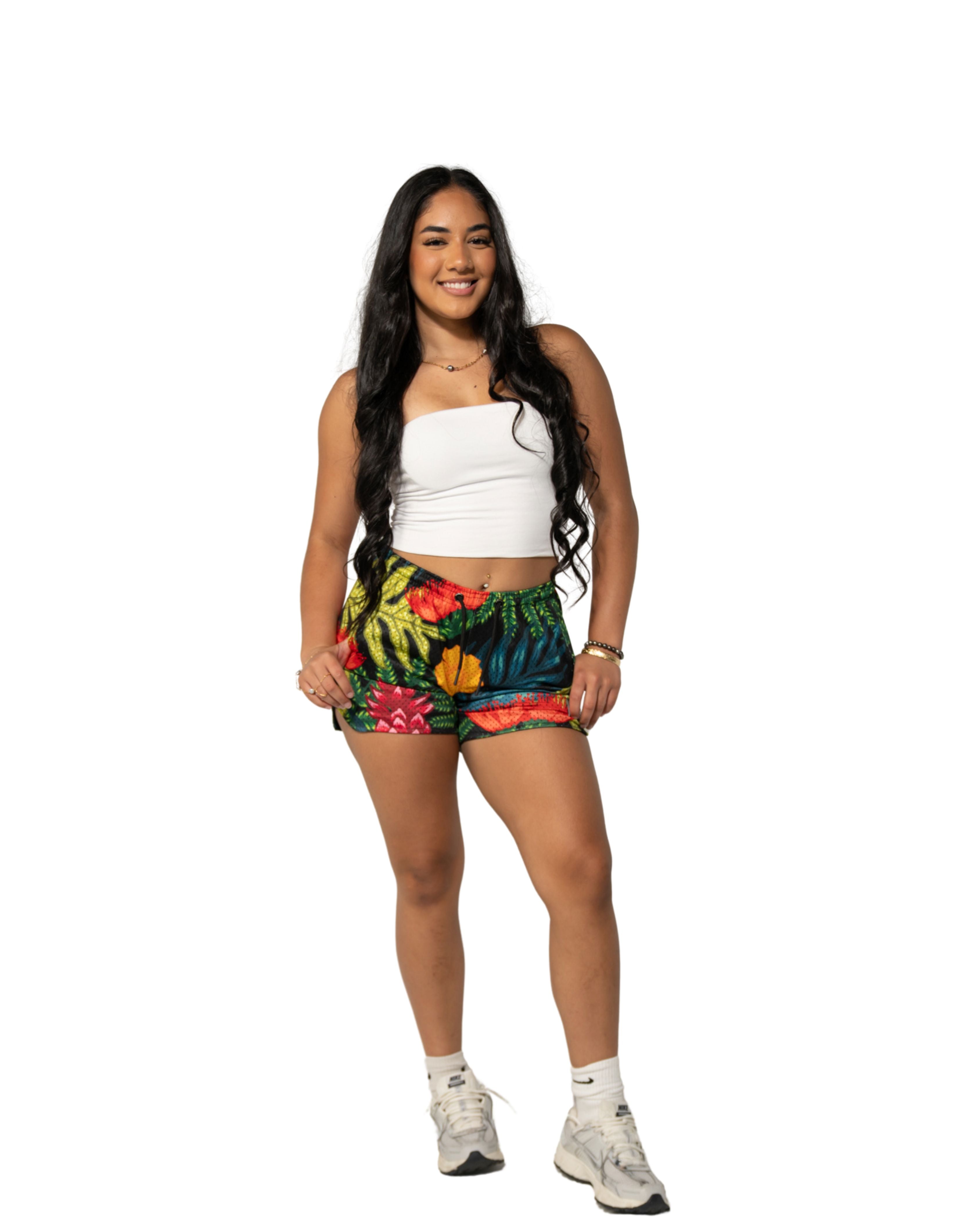TROPICAL WOMEN'S MESH SHORTS Shorts Hawaii's Finest 