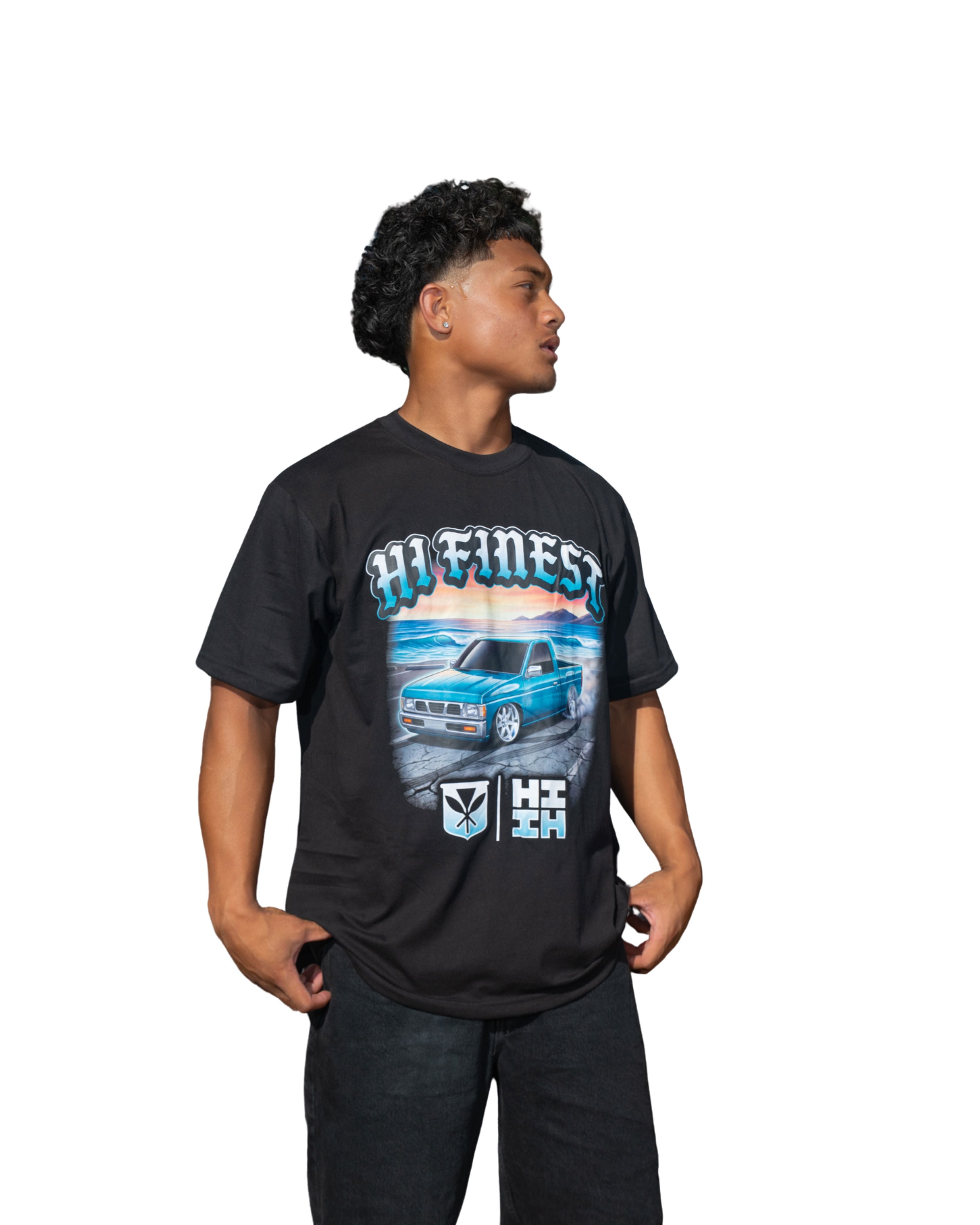 TRUCK CRUISE HARD BODY GRAPHIC TEE Shirts Hawaii's Finest SMALL 