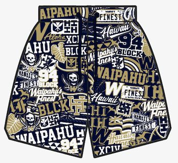 WAIPAHU LOGO MESH SHORTS Shorts waipahu SMALL 
