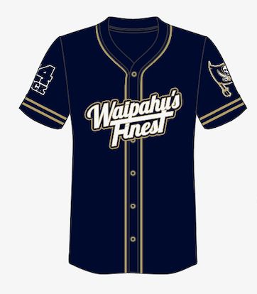 WAIPAHU LOGOS BASEBALL JERSEY waipahu SMALL 