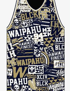 WAIPAHU LOGOS BASKETBALL JERSEY waipahu SMALL 
