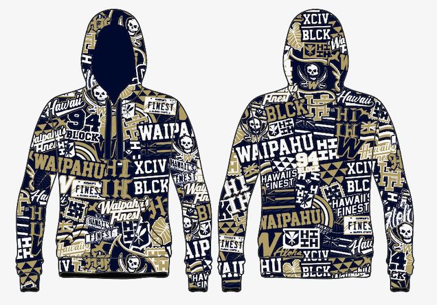 WAIPAHU LOGOS HOODIE waipahu SMALL 