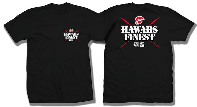 WAR RED T-SHIRT Shirts Hawaii's Finest MEDIUM 