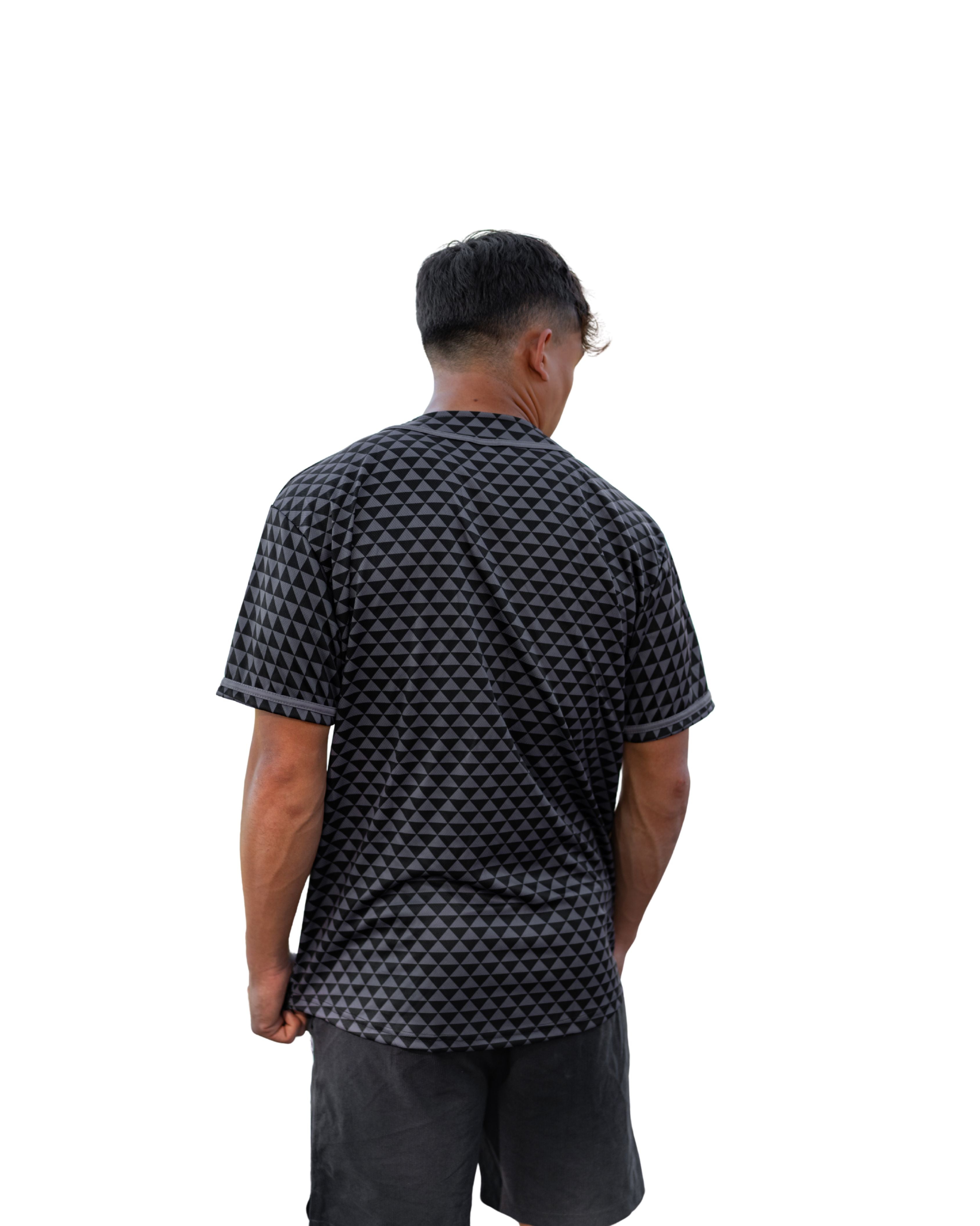 WARRIOR BLACK TRIANGLE BASEBALL JERSEY Hawaii's Finest 