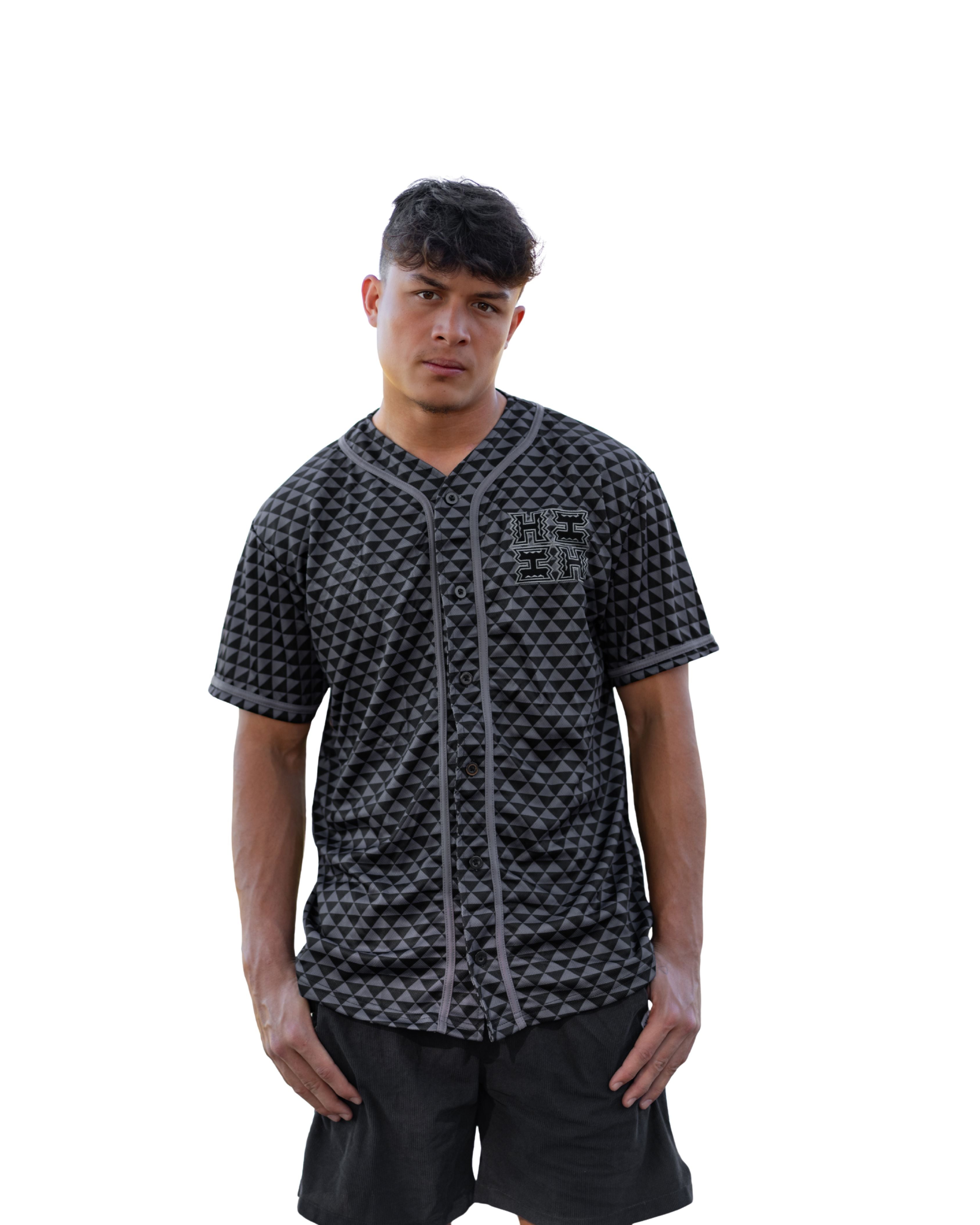 WARRIOR BLACK TRIANGLE BASEBALL JERSEY Hawaii's Finest SMALL 