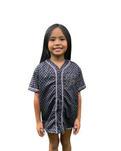 WARRIOR BLACK TRIANGLE KEIKI BASEBALL JERSEY Hawaii's Finest XX-SMALL 