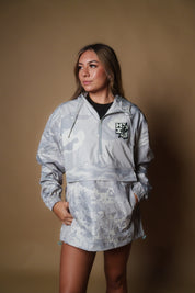 WHITE CAMO COLLAGE RAIN JACKET Jacket Hawaii's Finest 