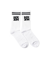 WHITE HIFI LOGO SOCKS