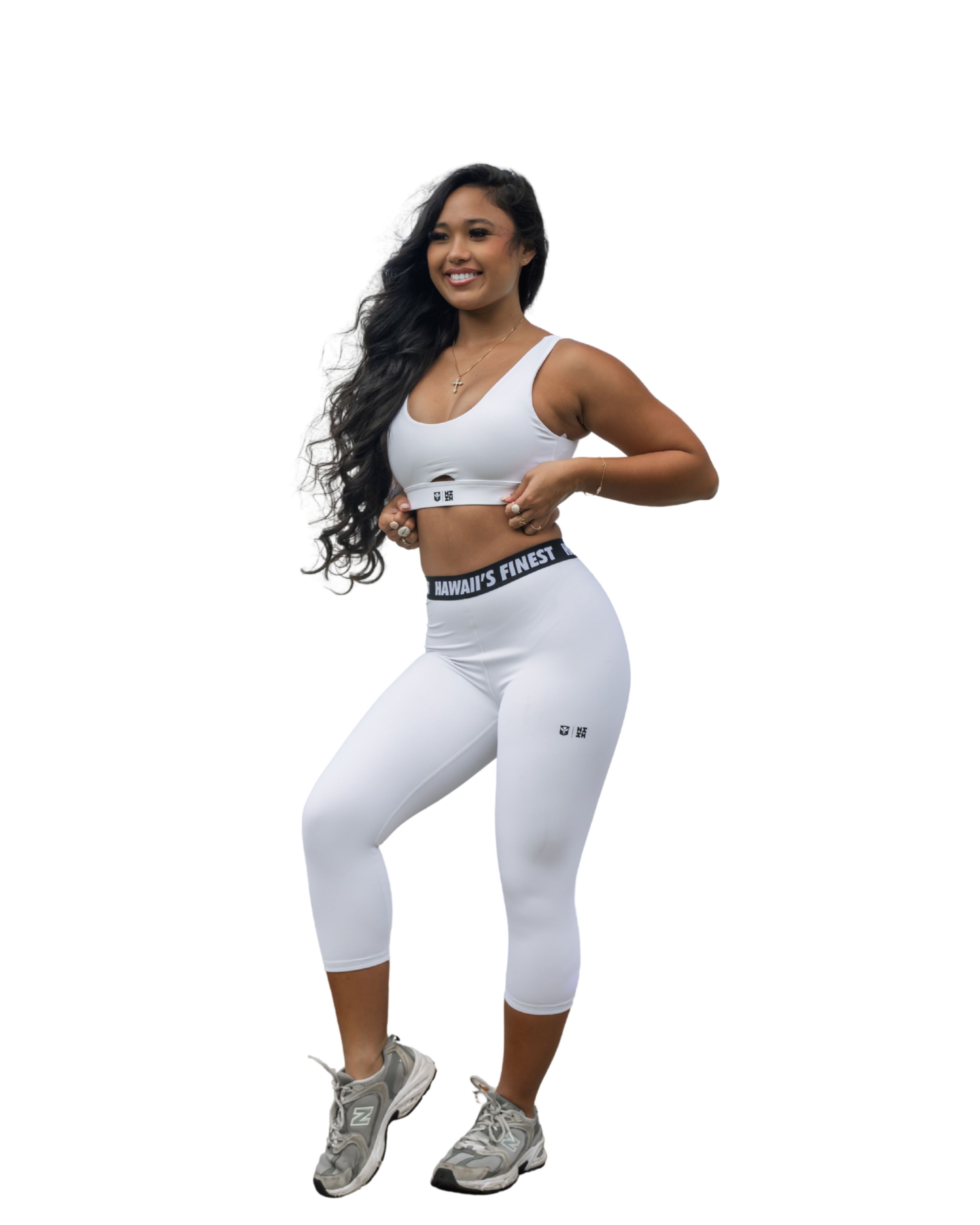 WHITE HIFI PRO TIGHTS Activewear Hawaii's Finest 