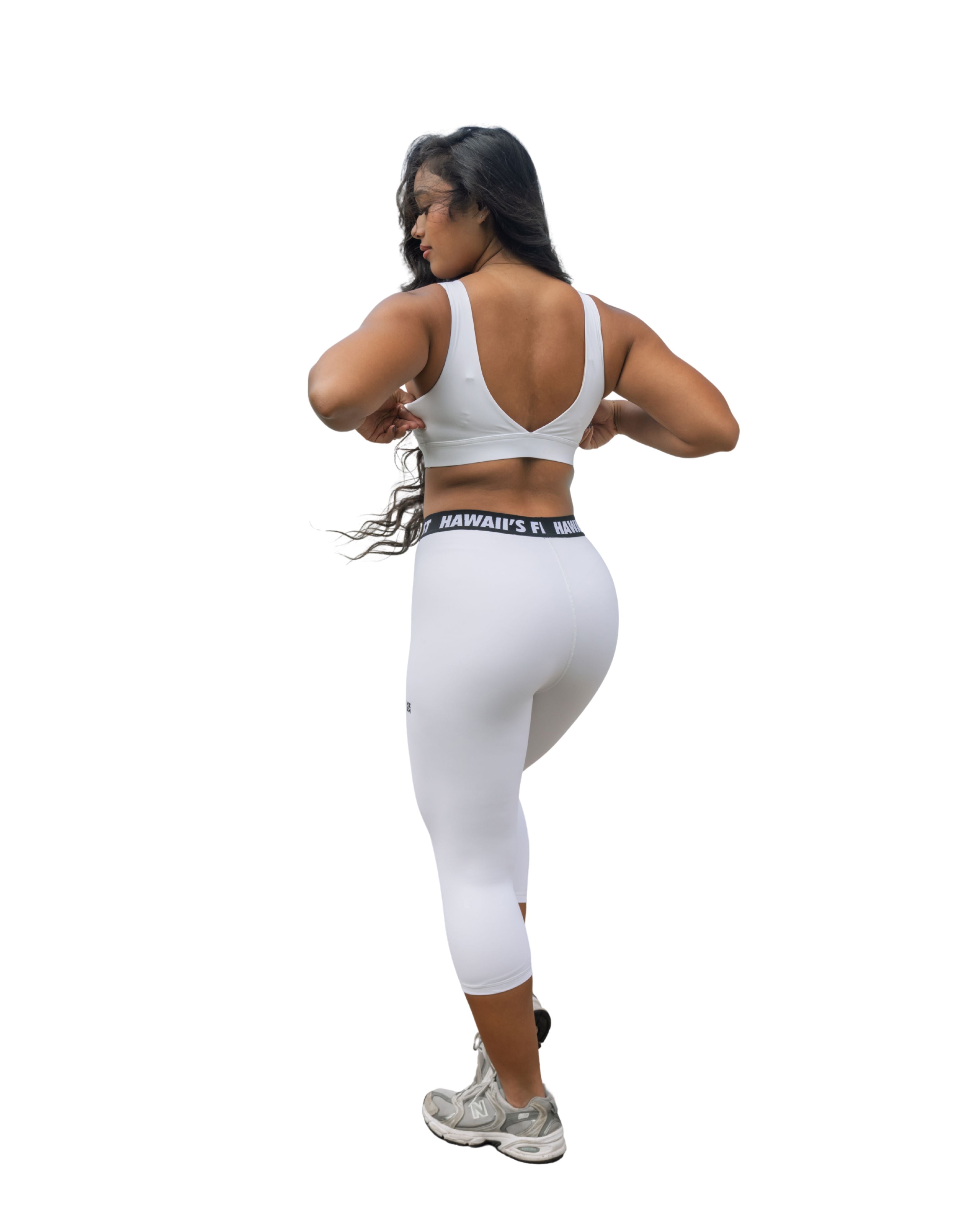 WHITE HIFI PRO TIGHTS Activewear Hawaii's Finest 