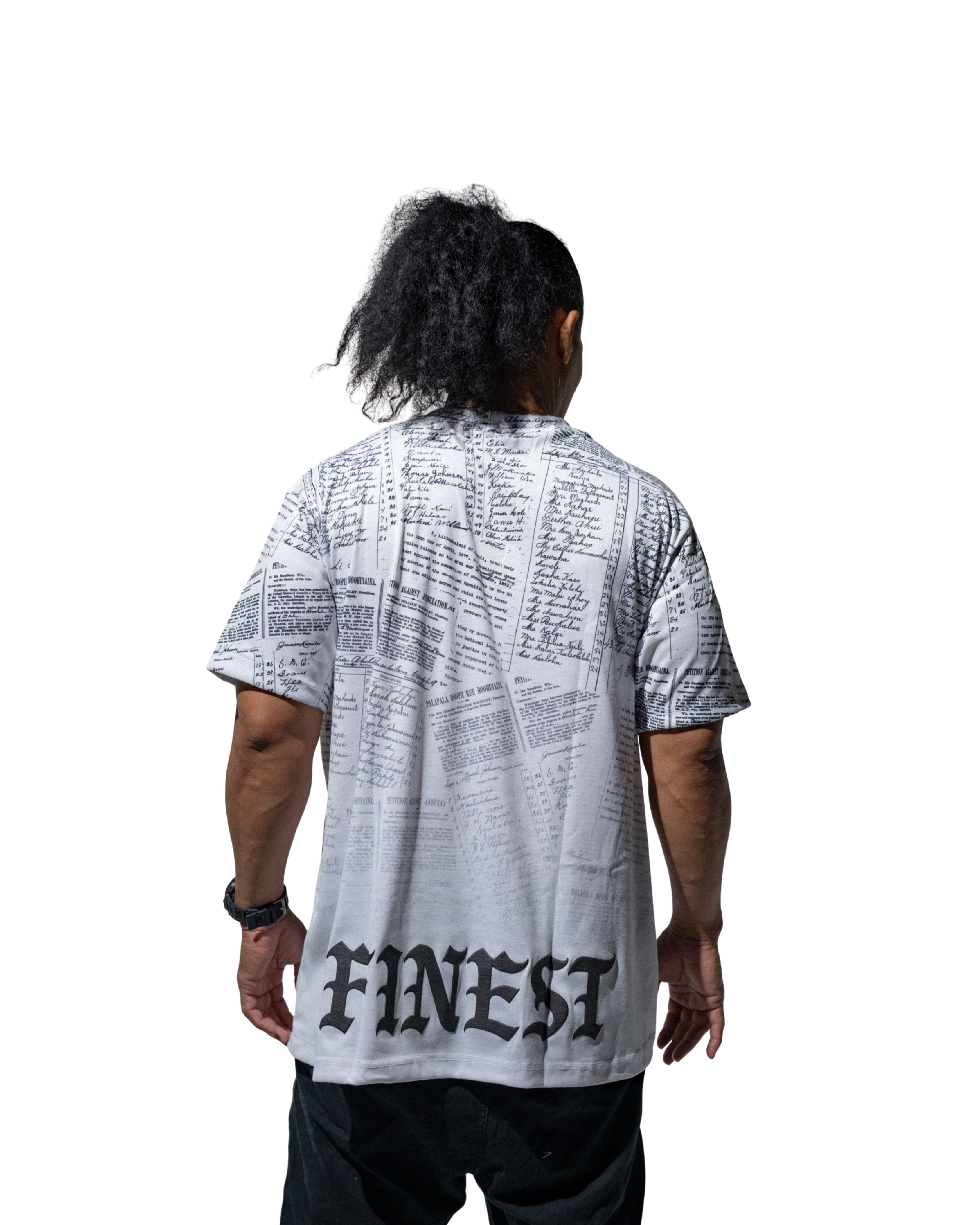 WHITE PETITION T-SHIRT Shirts Hawaii's Finest 