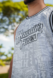 WHITE STICKERBOMB STREETWEAR JERSEY Jersey Hawaii's Finest 