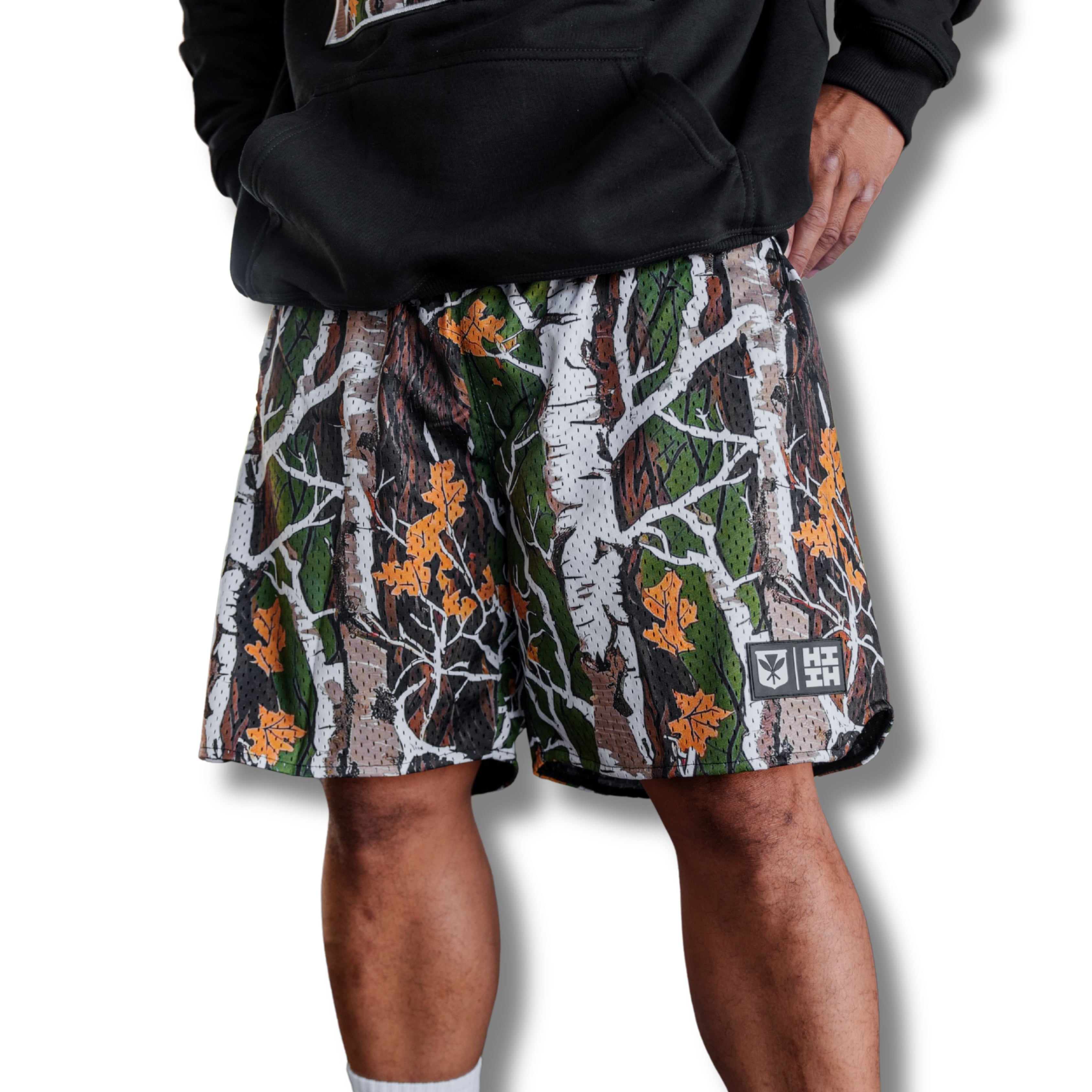 WHITE TIMBER MESH SHORTS Shorts Hawaii's Finest SMALL 