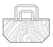 WHITE TRIBAL BOMBUCHA BAG Bags Hawaii's Finest 