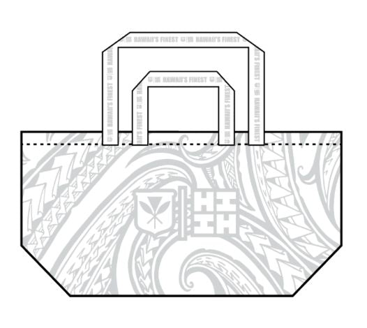 WHITE TRIBAL BOMBUCHA BAG Bags Hawaii's Finest 