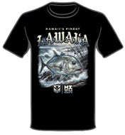 WHITE ULUA GRAPHIC TEE Shirts Hawaii's Finest SMALL 