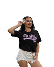 WOMEN'S ALOHA PALAKA PINK TOP Shirts Hawaii's Finest SMALL 