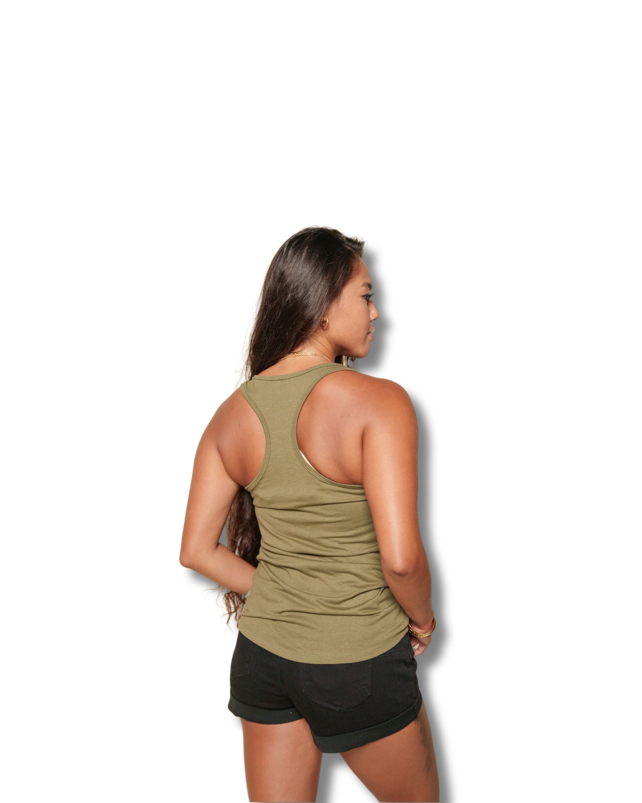 WOMEN'S BRUSH TYPE MILITARY TOP Shirts Hawaii's Finest 