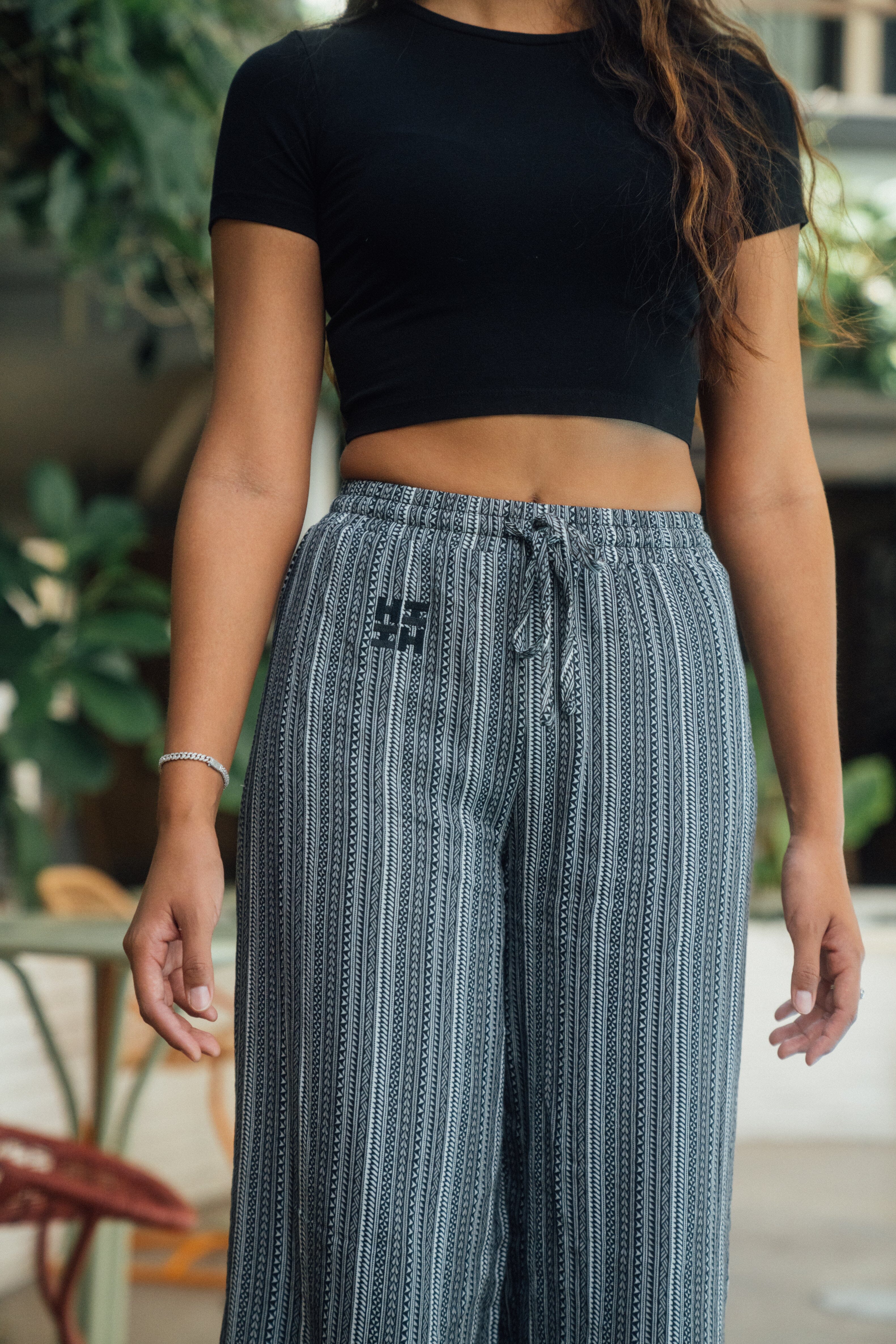 WOMEN'S BW TRIBAL FLOWY PANTS Shirts Hawaii's Finest 