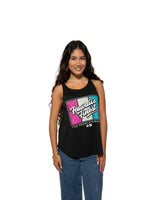 WOMEN'S FLORAL TRI COLOR PINK TEAL TOP