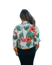 WOMEN'S HIBISCUS DENIM JACKET Jacket Hawaii's Finest 