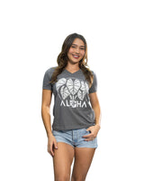 WOMEN'S KALOHA GRAY TOP