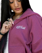 WOMEN'S MAUVE HIFI SLOUCH HOODIE Jacket Hawaii's Finest X-SMALL 