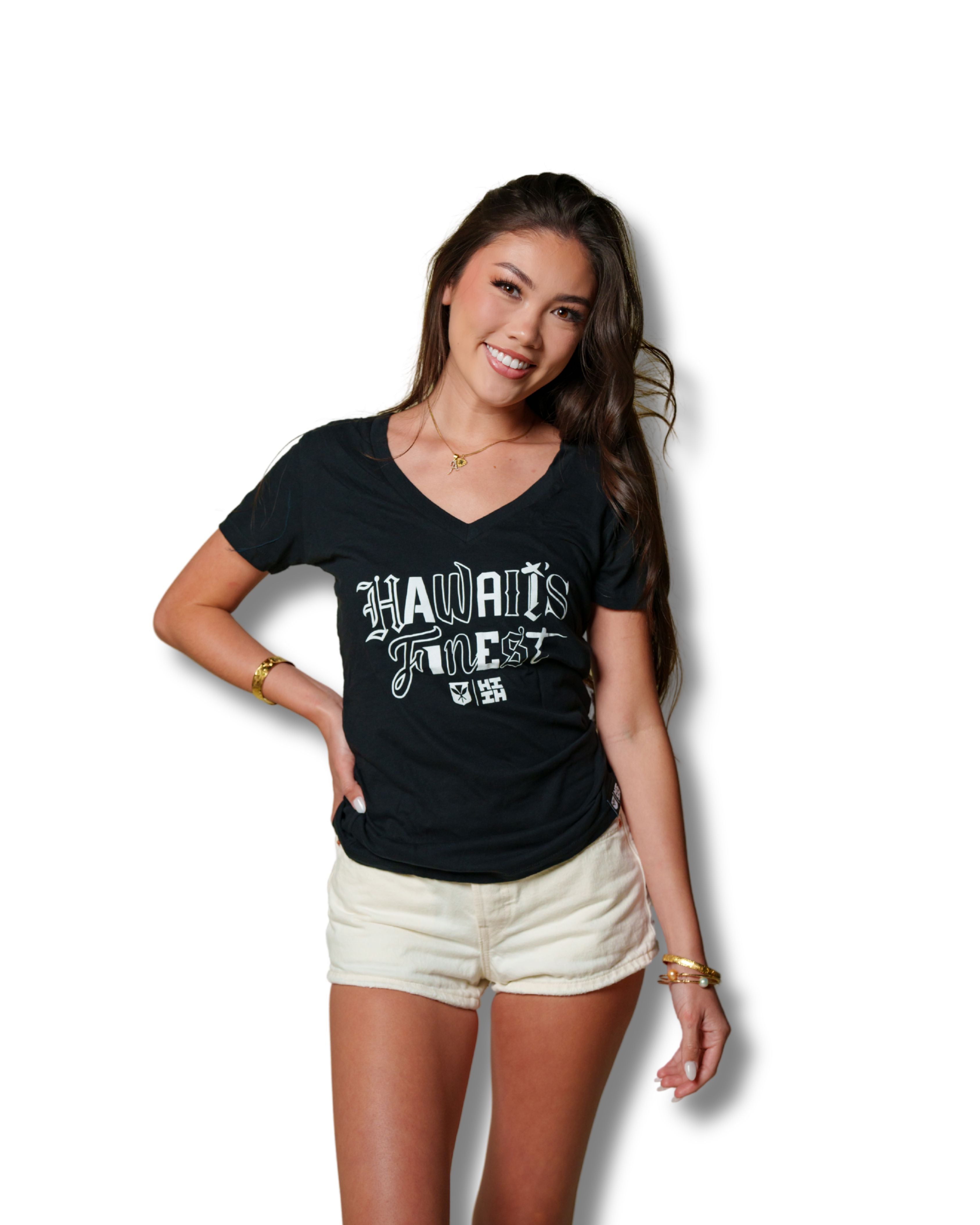 WOMEN'S MIX MATCH WHITE TOP Shirts Hawaii's Finest 