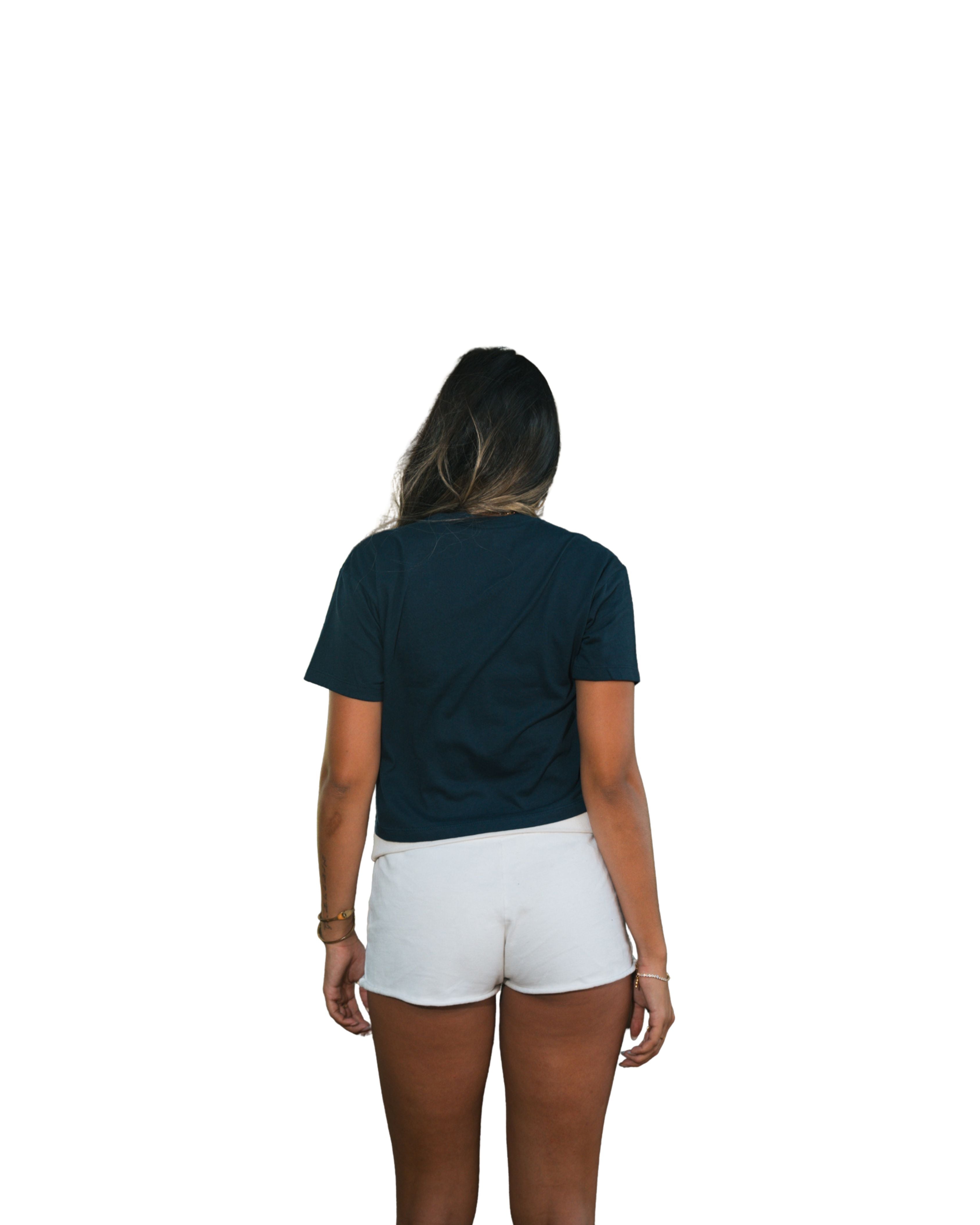 WOMEN'S PALAKA QUILT LOGO NAVY TOP Shirts Hawaii's Finest 